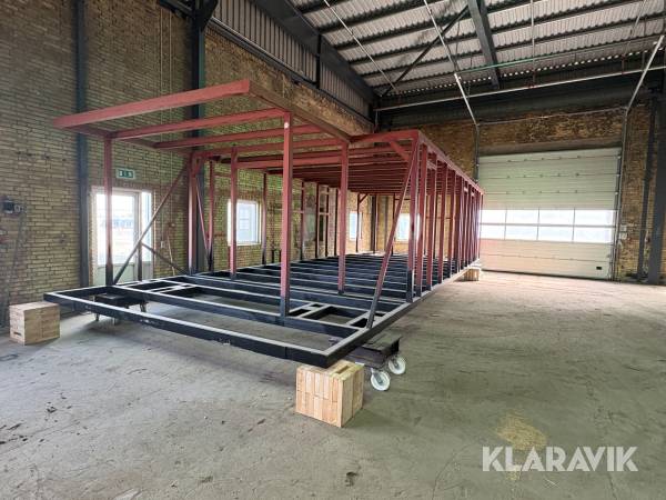 Husbådsprojekt Aqua Casa – påbegyndt skelet