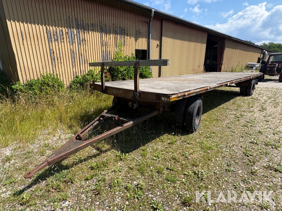 Halmvogn med aluminium lad Varig