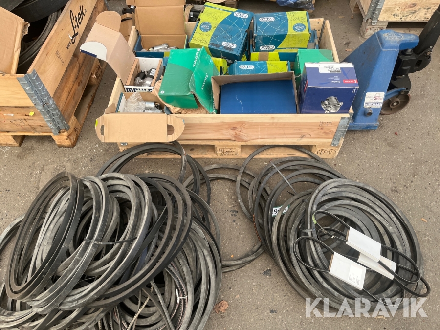 Startere/remme Mahle/Cargo/Elstok 14 startere