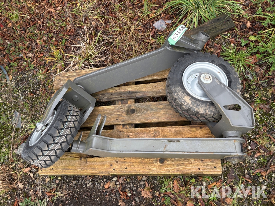 Transporthjul mejetærsker 1 sæt