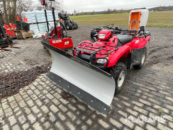 Atv med plov og spreder Honda TRX 500 Foreman ES