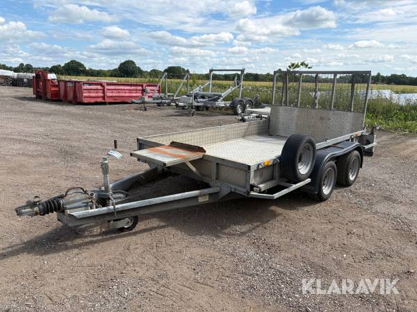 Maskintrailer Ifor Williams Gp 106 Gm 3500 kg. 2-akslet