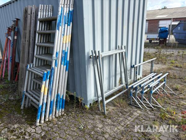 Rullestillads Specialfabrikken Vinderup - 6 sider, 5 hjul