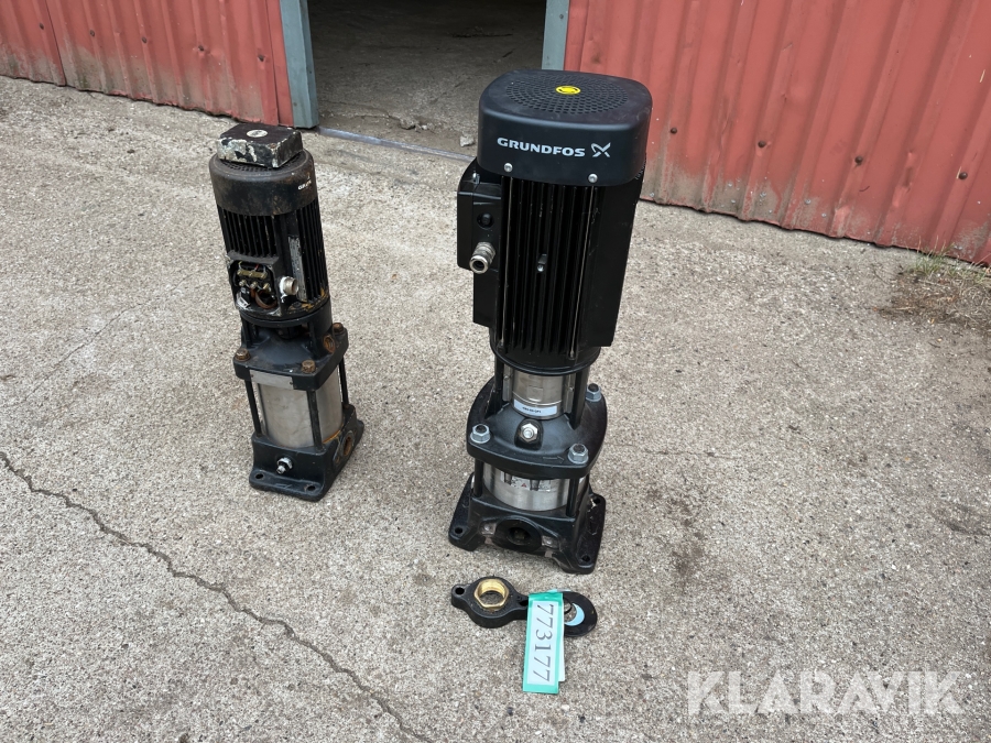 Centrifugal pumper Grundfos CR10-3/CR4-60 2 styk