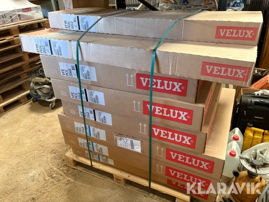 Vinduer Velux - 3 styk