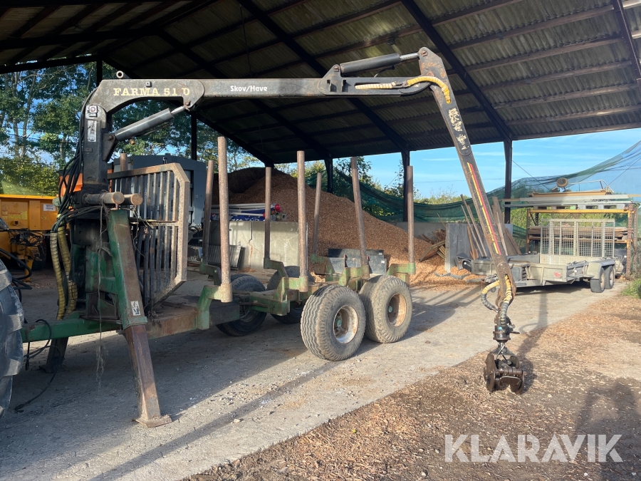 Skovvogn med kran Farma 9-51D