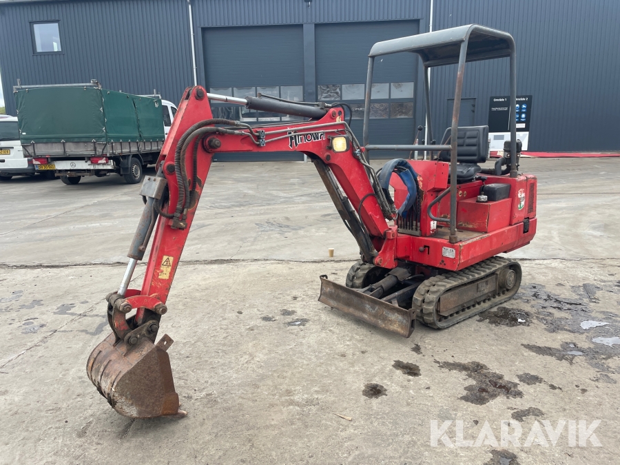 Gravemaskine Hinowa DM10 A/2V med skovlpakke