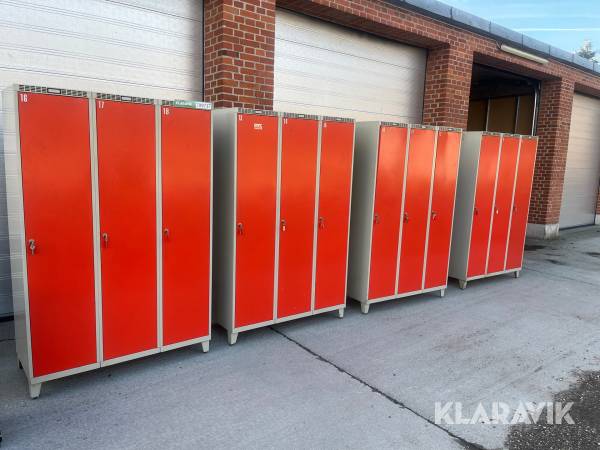 Omklædningsskabe 4 styk