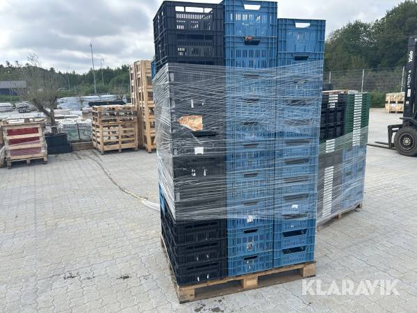 Plastkasser/Foldekurve ca 150 sttk