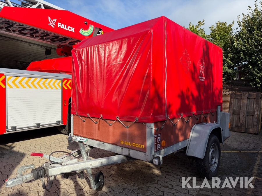 Trailer Brenderup 750kg - med bremser