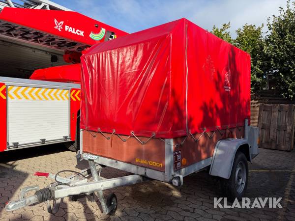 Trailer Brenderup 750kg - med bremser