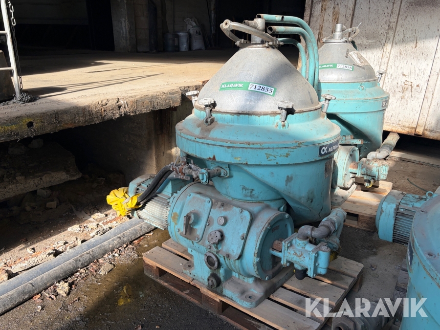 Separator Alfa Laval MAPX 313TGT 24 industriseparator centrifuge