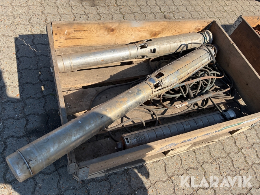 Vandpumper GRUNDFOS - 3 styks