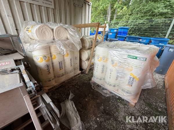 Glasuld Isover Rulle 34 isolering 40 styk