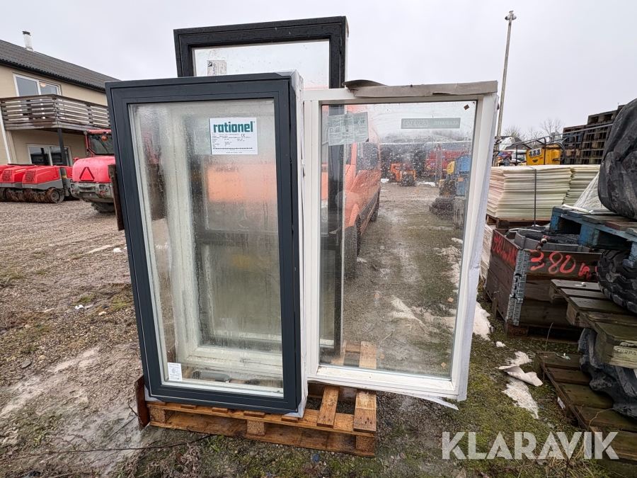 Vinduer 3styk Rationel/Outrup