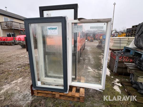 Vinduer 3styk Rationel/Outrup
