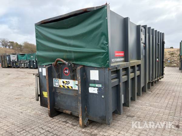Container Komprimator stationær affaldscontainer