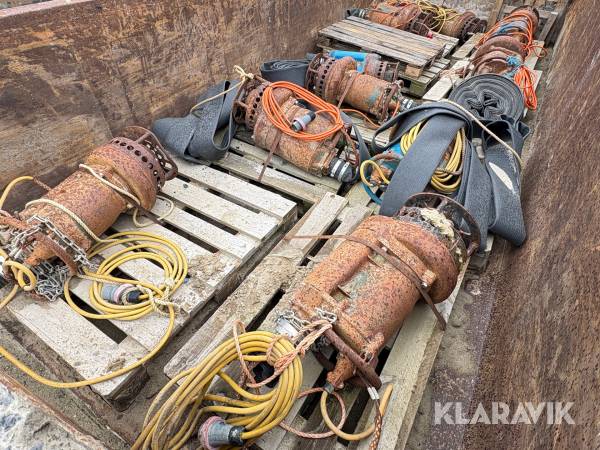 Dykpumper Tsurumi Pump KRS2-100 nedsænkelige 10 styk