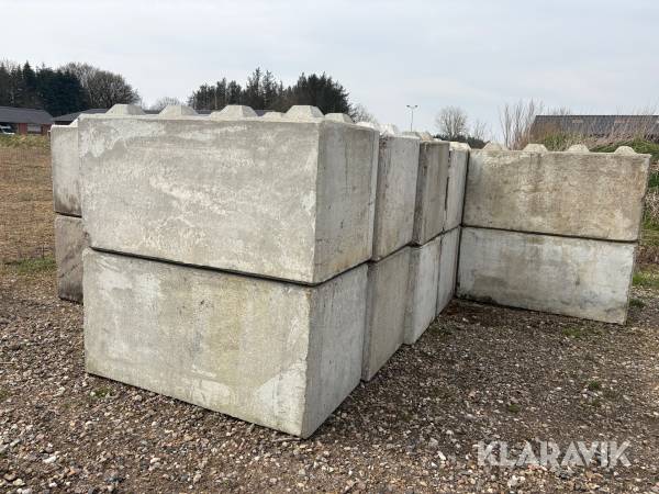 Betonklodser / legoklodser - 10 styks