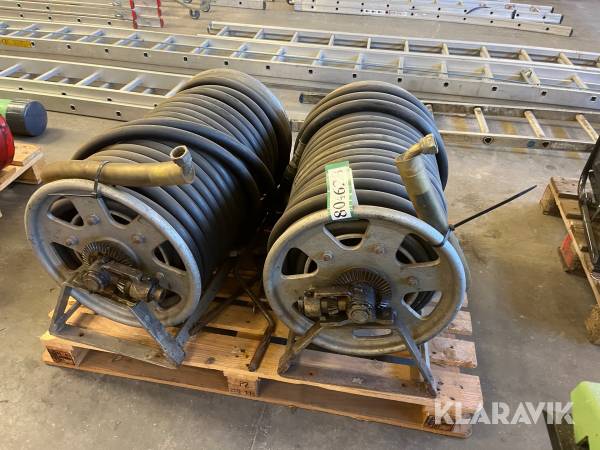 Brandslanger på opruller 2 styk