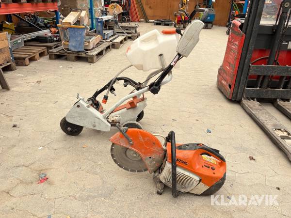 Kapsav Stihl TS 410 med stativ