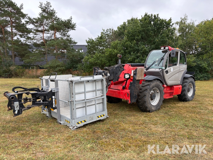 Teleskoplæsser Manitou MT1840 med mandskabskurv