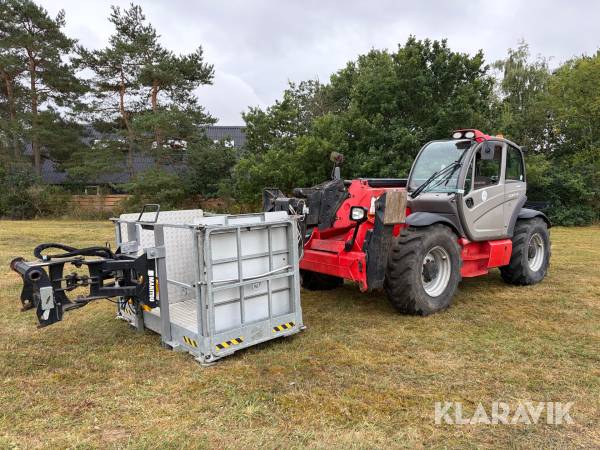 Teleskoplæsser Manitou MT1840 med mandskabskurv