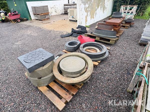 Kloakdæksler og brønde 5 paller