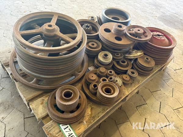 Remskiver - cirka 40 styks