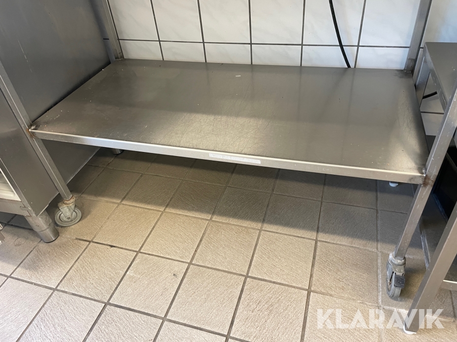 Rustfri rullebord, Odense, Klaravik auktioner