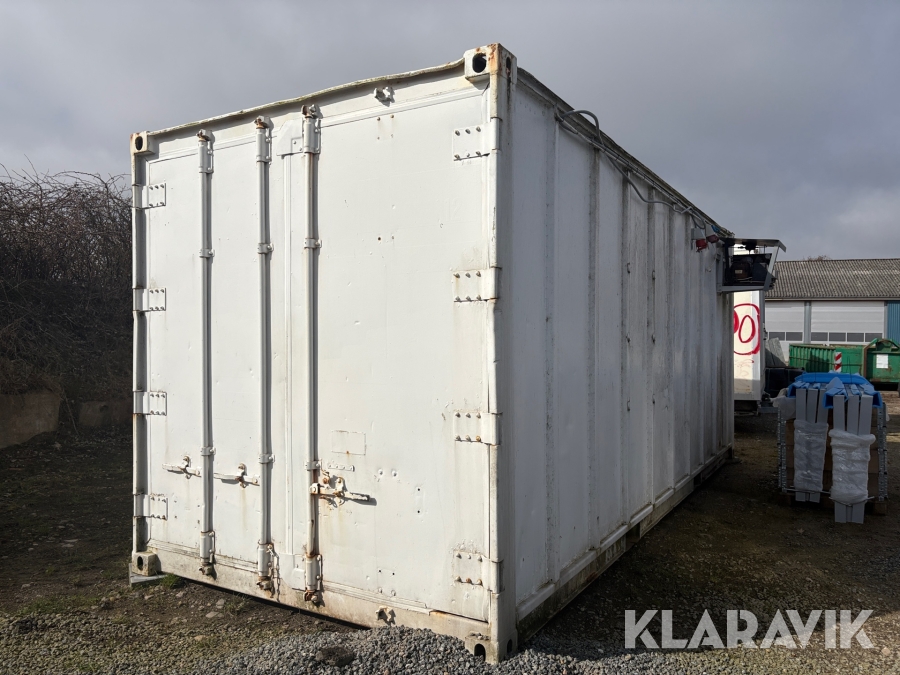 Container 2 fods med indbygget kølerum