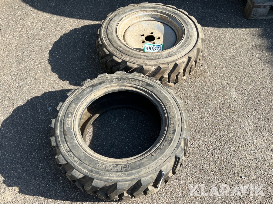 Hjul + dæk til Minilæsser