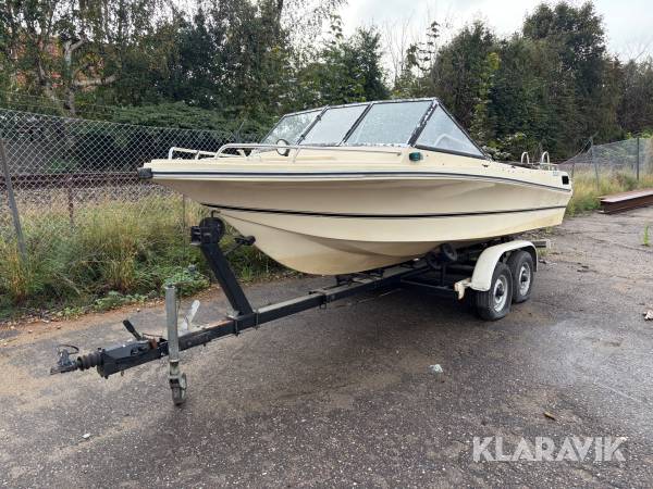 Båd Winner Wildcat 36-92-YL med bådtrailer
