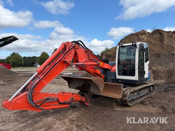 Gravemaskine Kubota KX080-3 med citybom