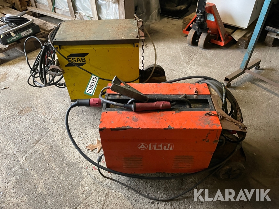 Svejsemaskiner ESAB & FEMA 2 styk