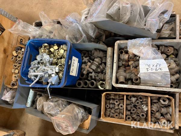 Lot - Fittings og kuglehaner - 1 palle