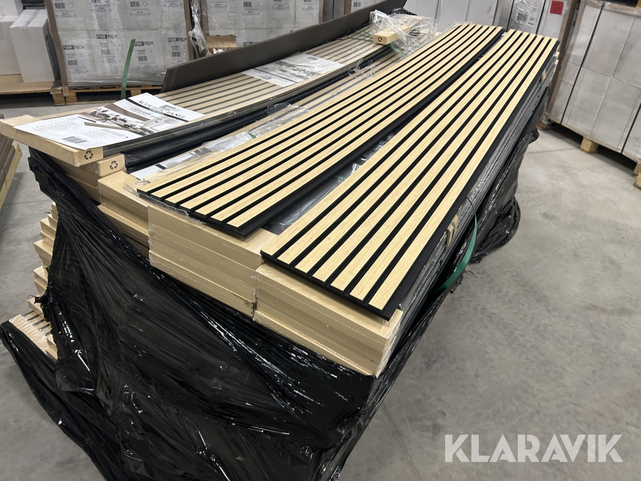 Akustikpaneler Fibrotech Light Oak 40 styk