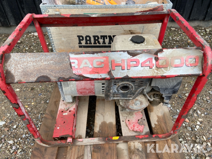 Generator Hp 4000 Partner k3000, Svendborg, Klaravik auktion