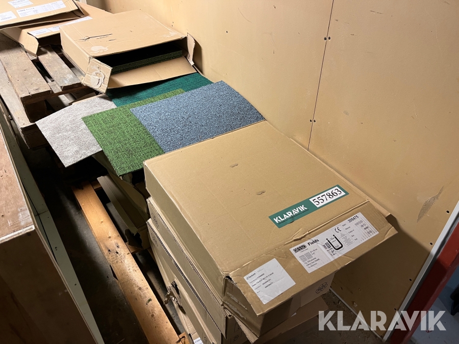 Tæppefliser Desso 50x50cm flere farver