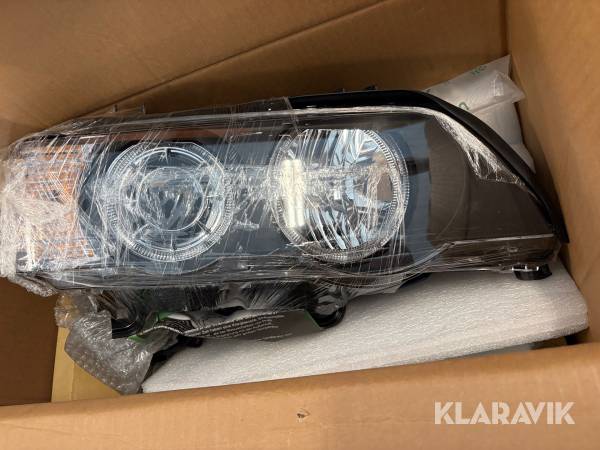 Forlygter til BMW X5 (E53) med hvidt blinklys 2 styk