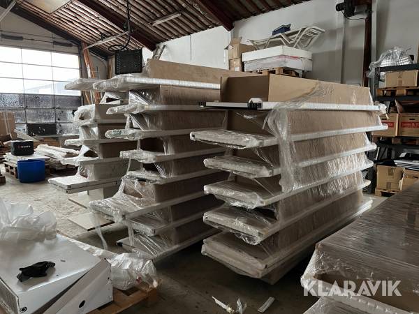 Bordplader med nedlimet vask Svarne 36 styk