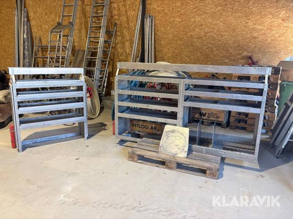 Varebilsinventar Finnerrup System, 2 sektioner