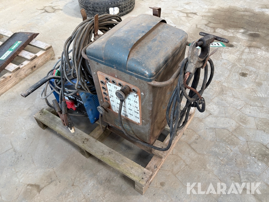 Svejseværk Sihio, Esab BX1 Robust-250, TJ150/20 2 styk.