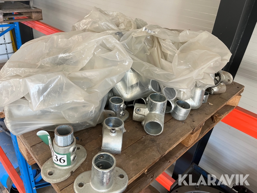 Metal fødder/vinkler Interclamp 50mm