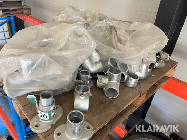 Metal fødder/vinkler Interclamp 50mm