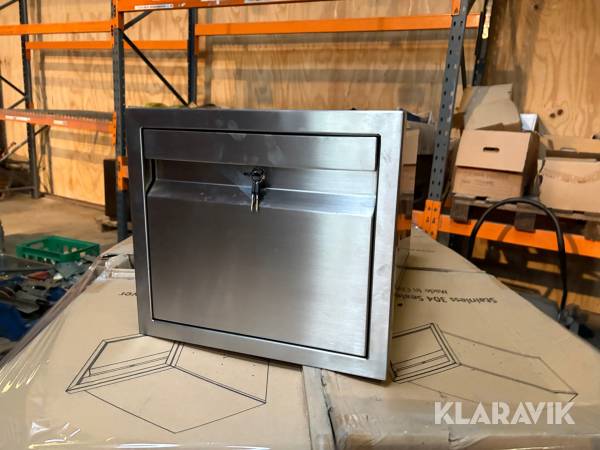 Skuffer rustfrit stål 8 styk