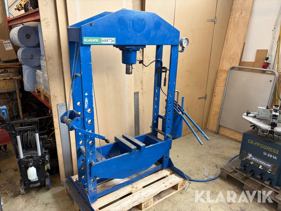 Presse Stenhøj hydraulisk 40 ton