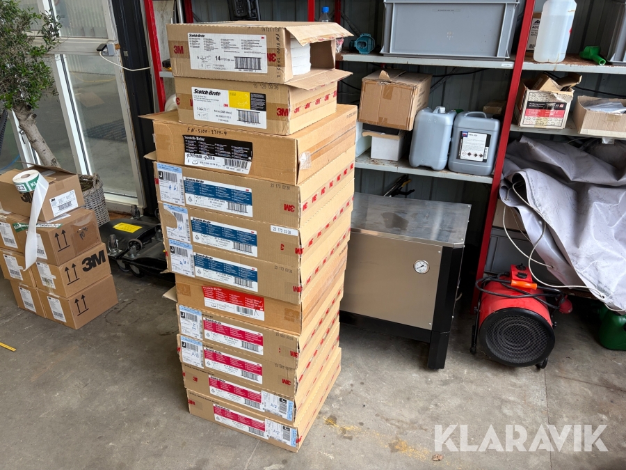 Rondeller til gulvvasker 3M Scotch-Brite 11 kasser med 5 rondeller i hver