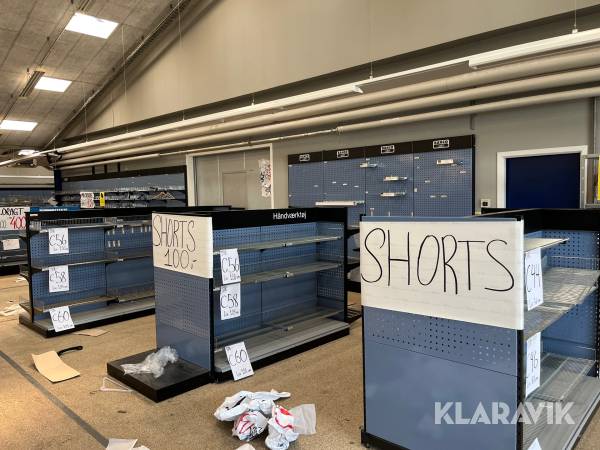 Værksteds/butik inventar