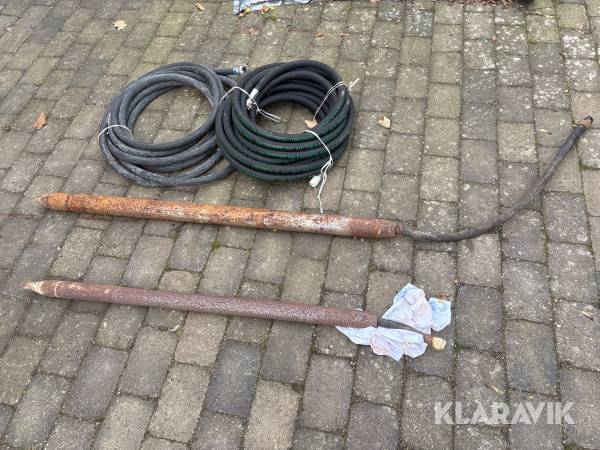 Beton raketter 2styk 50/70 med slanger